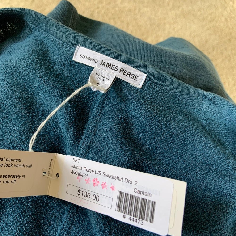 NWT James Perse sweatshirt dress - Picture 4 of 5